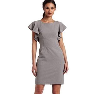 Calvin Klein Flutter Sleeve Sheath Dress